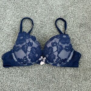 Victoria's Secret Navy Lace Bra